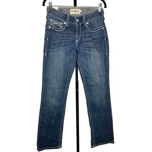 Women's Ariat Boot Cut Jeans Size 28R Stretch Low-Rise Boot Cut Dresden cowgirl